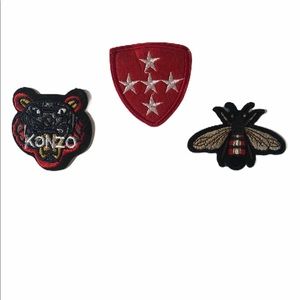 Embroidered Royal Style Embroidered Patch Set